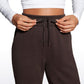 Cotton Fleece Lined Straight Leg Sweatpants 30''