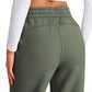 Cotton Fleece Lined Straight Leg Sweatpants 30''