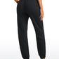 Cotton Fleece Lined High Rise Sweatpants 28''