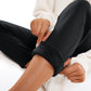 Cotton Fleece Lined High Rise Sweatpants 28''