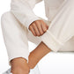 Cotton Fleece Lined High Rise Sweatpants 28''