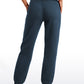 Cotton Fleece Lined High Rise Sweatpants 28''