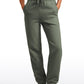 Cotton Fleece Lined High Rise Sweatpants 28''