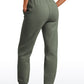 Cotton Fleece Lined High Rise Sweatpants 28''