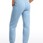 Cotton Fleece Lined High Rise Sweatpants 28''