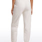 Cotton Fleece Lined High Rise Sweatpants 28''