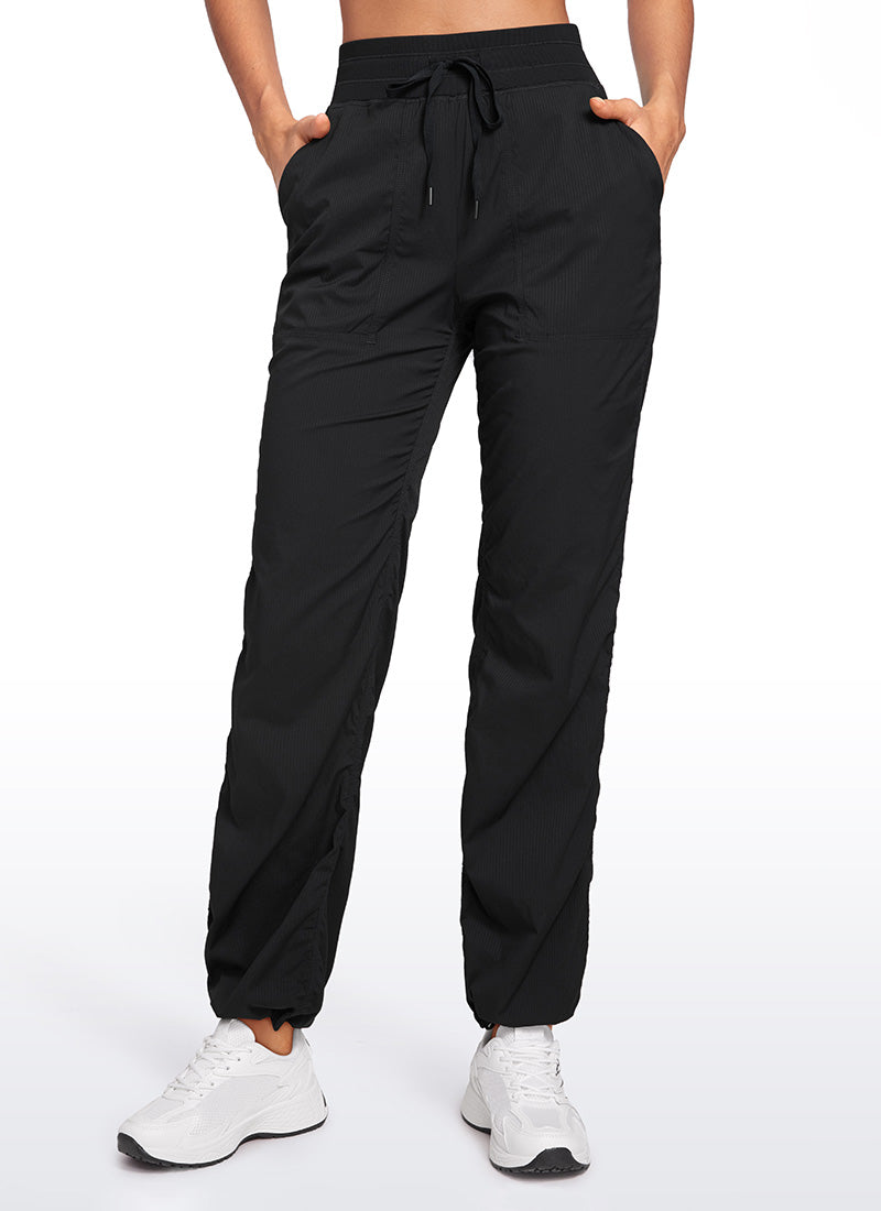 Lightweight Workout Straight Leg Pocket Pants 30"