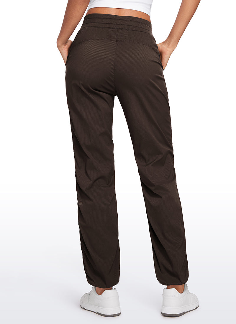 Lightweight Workout Straight Leg Pocket Pants 30"