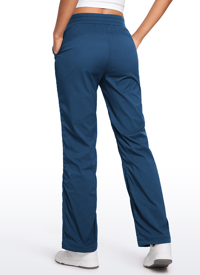 Lightweight Workout Straight Leg Pocket Pants 30"