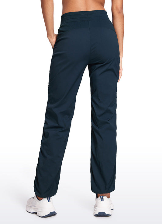 Lightweight Workout Straight Leg Pocket Pants 30"