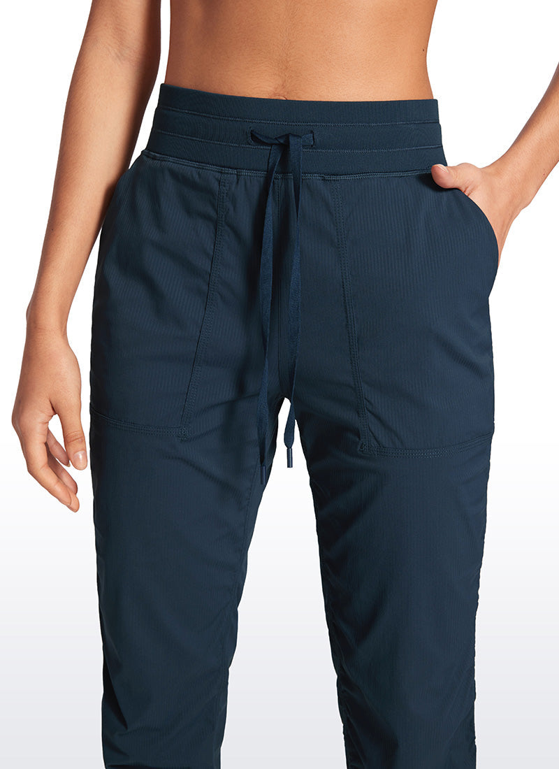 Lightweight Workout Straight Leg Pocket Pants 30"