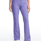 Stretch Flared Pants with Zip Pockets 31"