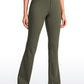 Stretch Flared Pants with Zip Pockets 31"