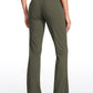 Stretch Flared Pants with Zip Pockets 31"