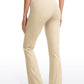 Stretch Flared Pants with Zip Pockets 31"