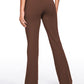 Stretch Flared Pants with Zip Pockets 31"