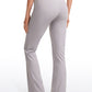 Stretch Flared Pants with Zip Pockets 31"