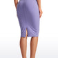 Butterluxe High Waist V Cross Midi Pencil Skirt 26''