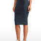 Butterluxe High Waist V Cross Midi Pencil Skirt 26''