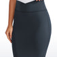 Butterluxe High Waist V Cross Midi Pencil Skirt 26''