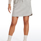 Down the Street Cotton Sweat Jersey Skirts 17'' with Pockets