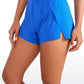 Feathery-Fit Soft High Rise Split Dolphin Mesh Liner Shorts 2.5''