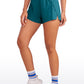 Feathery-Fit Soft High Rise Split Dolphin Mesh Liner Shorts 2.5''