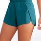 Feathery-Fit Soft High Rise Split Dolphin Mesh Liner Shorts 2.5''