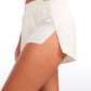 Feathery-Fit Soft High Rise Split Dolphin Mesh Liner Shorts 2.5''