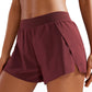 Feathery-Fit Soft High Rise Split Dolphin Mesh Liner Shorts 2.5''