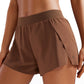 Feathery-Fit Soft High Rise Split Dolphin Mesh Liner Shorts 2.5''