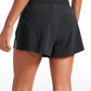 Feathery-Fit Soft Low Waisted V Split Mesh Lined Shorts 2.5''