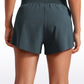 Feathery-Fit Soft Low Waisted V Split Mesh Lined Shorts 2.5''