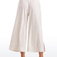 Feathery-Fit Soft Wide Leg High Waisted Capri Pants with Pockets 25''