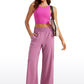 Feathery-Fit Soft High Rise Wide Leg Pants with Pockets 30"