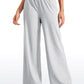 Feathery-Fit Soft High Rise Wide Leg Pants with Pockets 30"