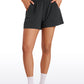 Feathery-Fit Soft High Waisted Linerless Golf Shorts with Pockets 3''