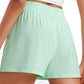 Feathery-Fit Soft High Waisted Linerless Golf Shorts with Pockets 3''