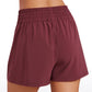 Feathery-Fit Soft High Waisted Linerless Golf Shorts with Pockets 3''