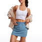 Feathery-Fit Soft High Waisted Skort with Pockets