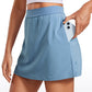 Feathery-Fit Soft High Waisted Skort with Pockets