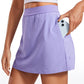 Feathery-Fit Soft High Waisted Skort with Pockets