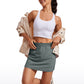 Feathery-Fit Soft High Waisted Skort with Pockets