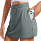 Feathery-Fit Soft High Waisted Skort with Pockets