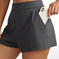 Stretch High-Rise Shorts with Pockets 2.5"