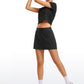 Feathery-Fit Soft High Waisted Golf Skirts with Pockets 14''