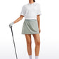 Feathery-Fit Soft High Waisted Golf Skirts with Pockets 14''