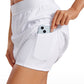 Feathery-Fit Soft High Waisted Golf Skirts with Pockets 14''