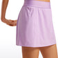 Feathery-Fit Soft High Waisted Golf Skirts with Pockets 14''