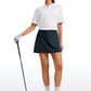 Feathery-Fit Soft High Waisted Golf Skirts with Pockets 14''